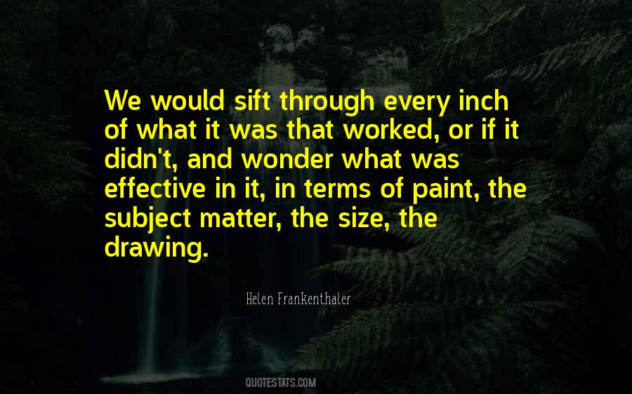 Helen Frankenthaler Quotes #594989