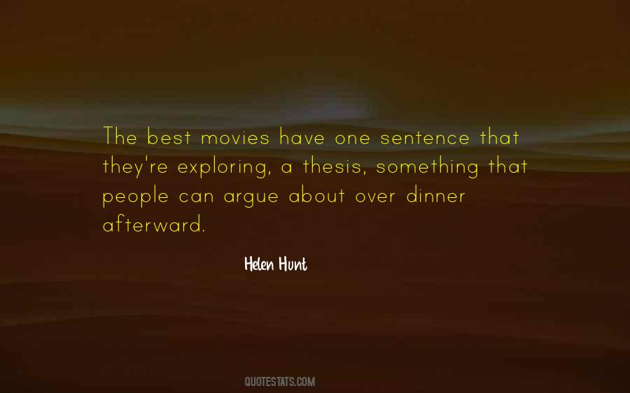 Helen Hunt Quotes #824809