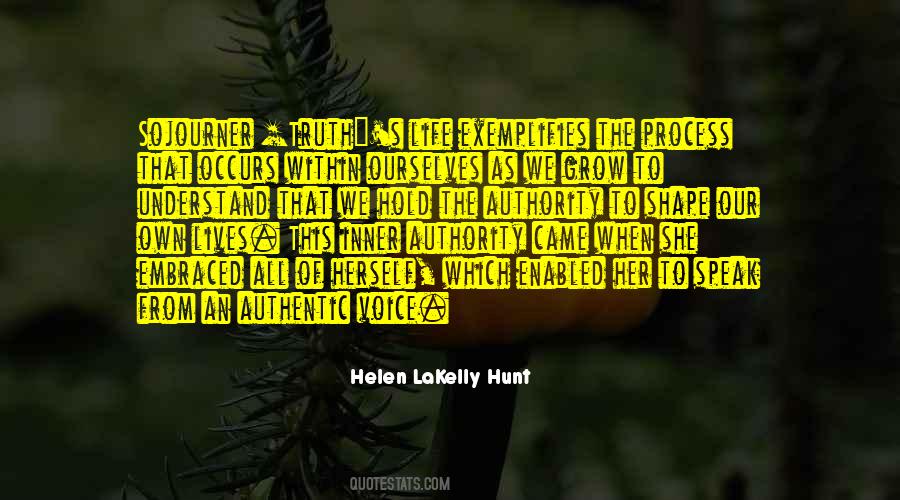 Helen LaKelly Hunt Quotes #1741926