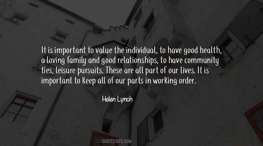 Helen Lynch Quotes #270924