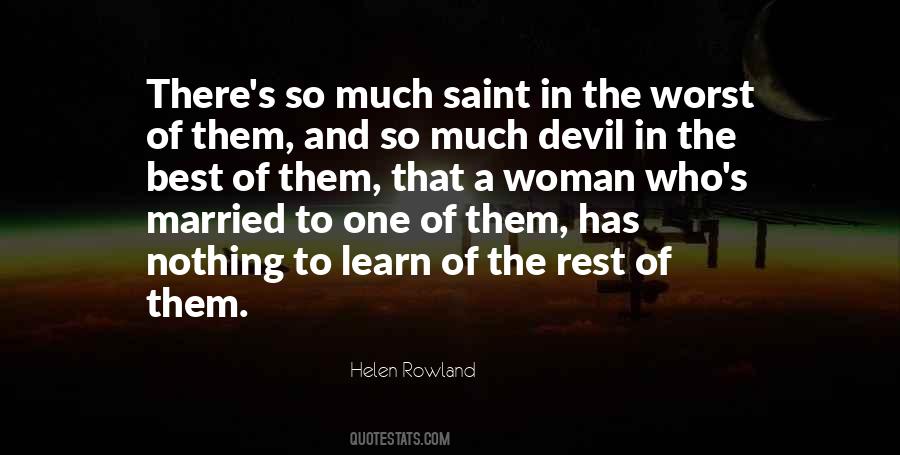 Helen Rowland Quotes #284282