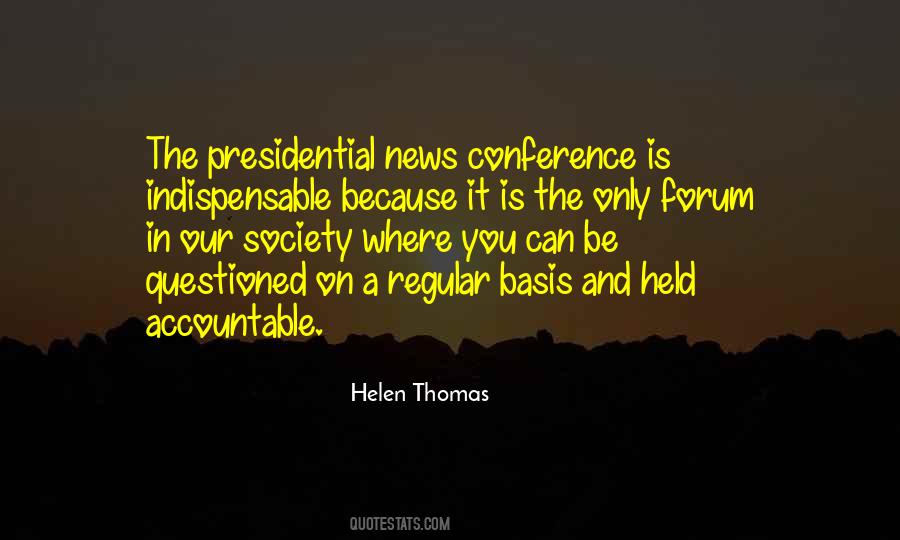 Helen Thomas Quotes #149417