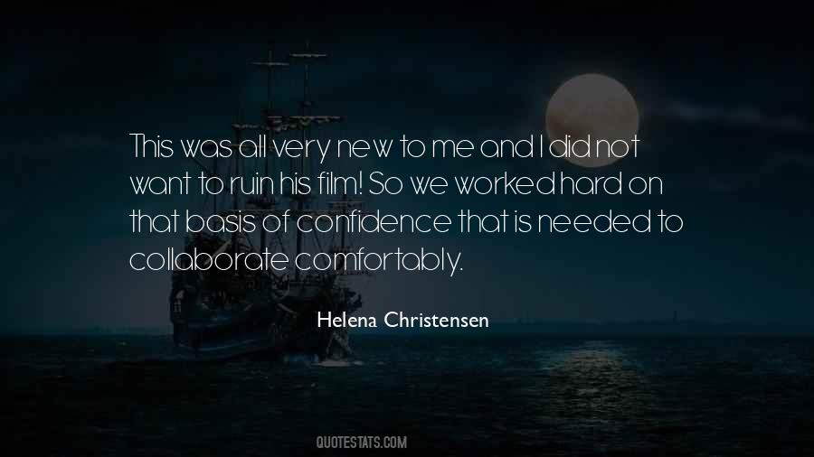 Helena Christensen Quotes #117466