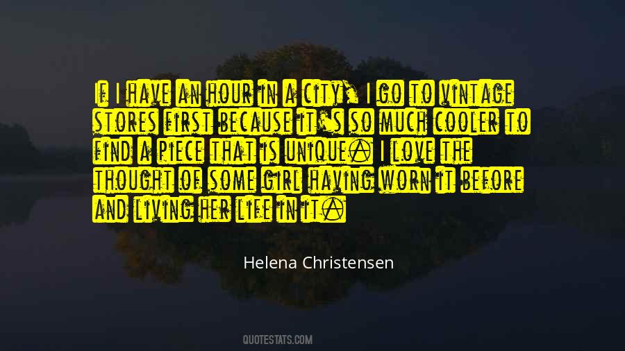 Helena Christensen Quotes #1359843