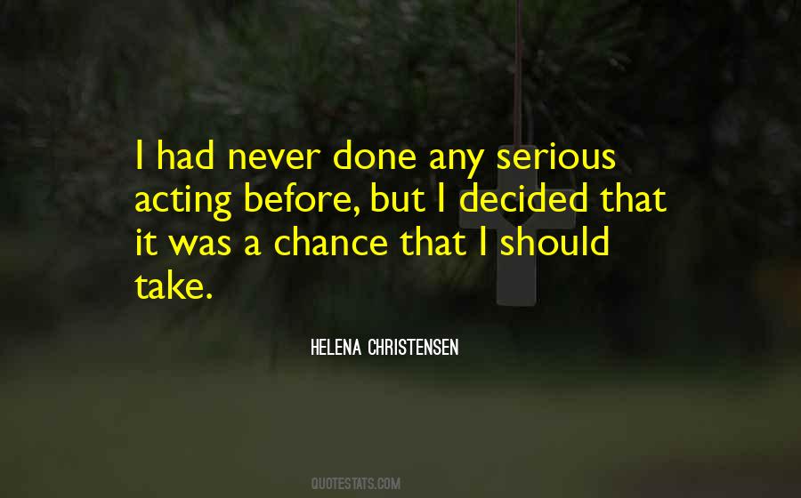 Helena Christensen Quotes #216313