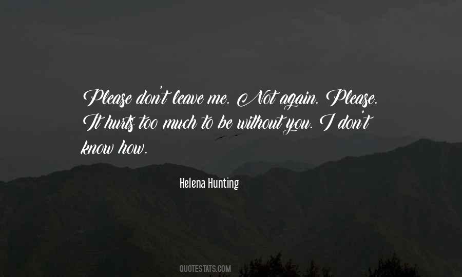 Helena Hunting Quotes #1557604