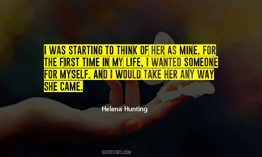 Helena Hunting Quotes #531531