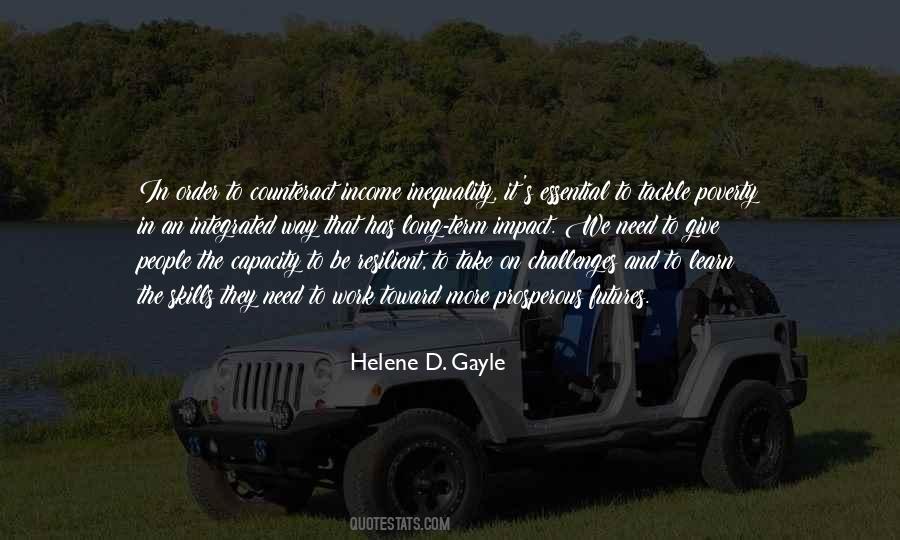 Helene D. Gayle Quotes #470763