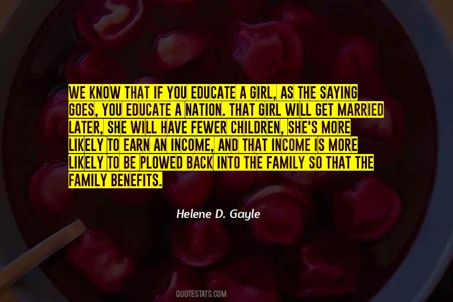 Helene D. Gayle Quotes #521650