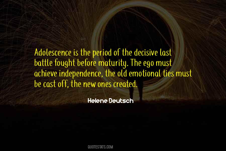 Helene Deutsch Quotes #1165593