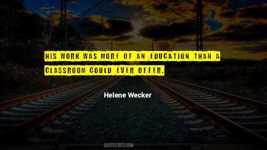 Helene Wecker Quotes #1114366