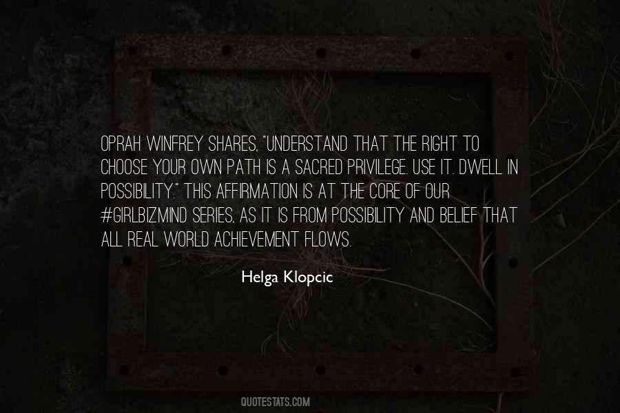 Helga Klopcic Quotes #1240467