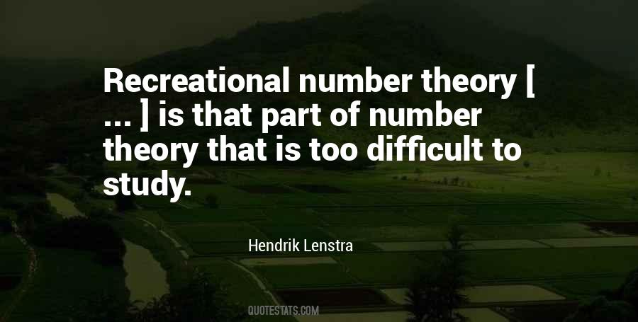 Hendrik Lenstra Quotes #503414