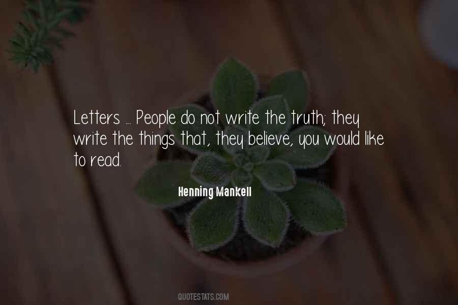 Henning Mankell Quotes #1738023