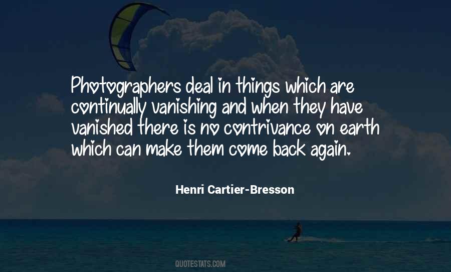 Henri Cartier-Bresson Quotes #270270