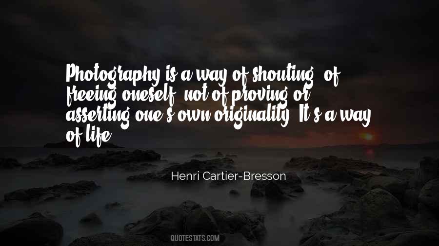 Henri Cartier-Bresson Quotes #551048