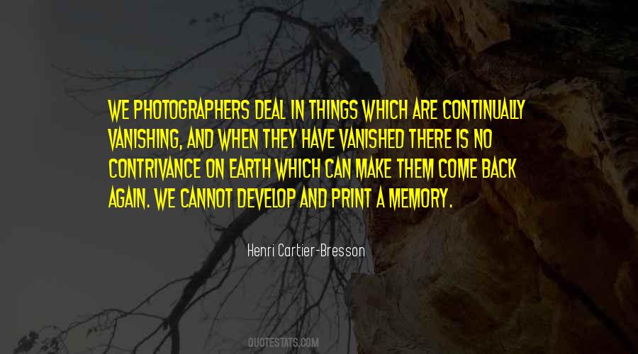 Henri Cartier-Bresson Quotes #80893