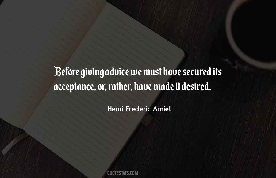 Henri Frederic Amiel Quotes #172865