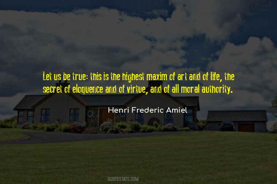 Henri Frederic Amiel Quotes #969626