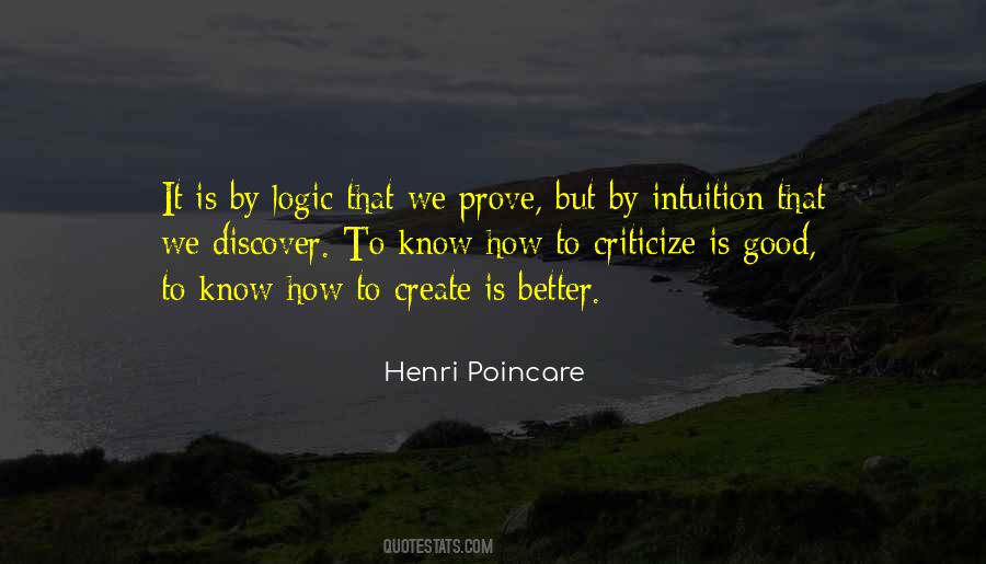 Henri Poincare Quotes #595518