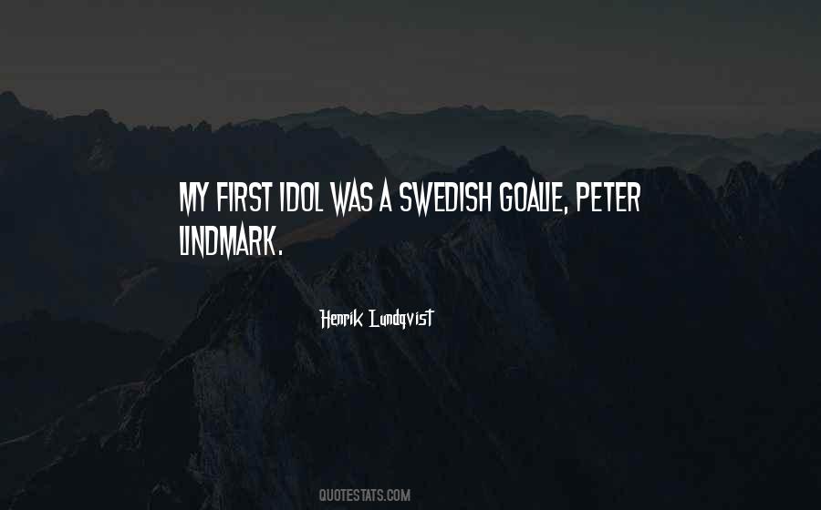 Henrik Lundqvist Quotes #880818