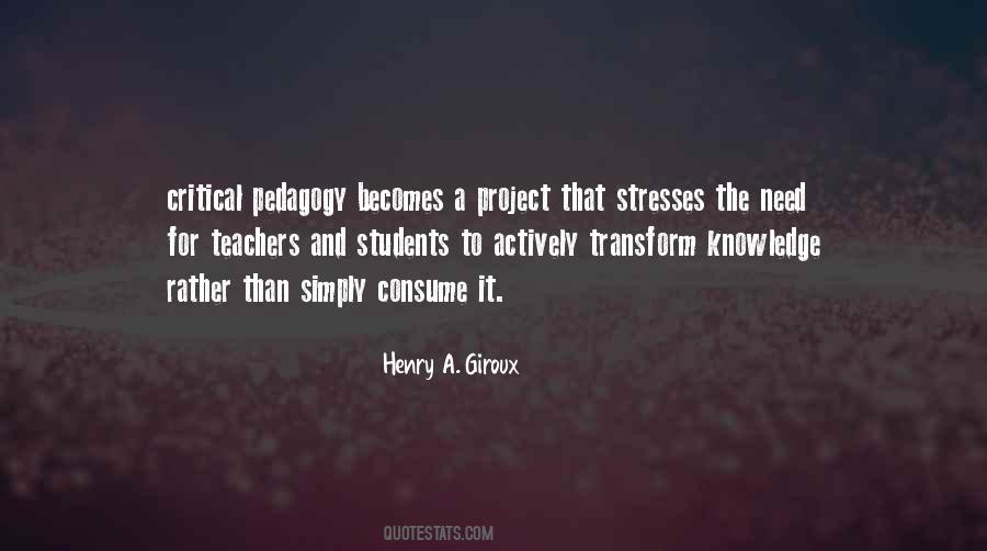 Henry A. Giroux Quotes #1794264