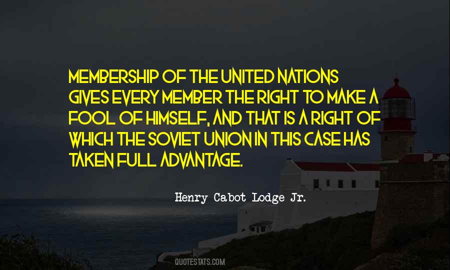 Henry Cabot Lodge Jr. Quotes #639698