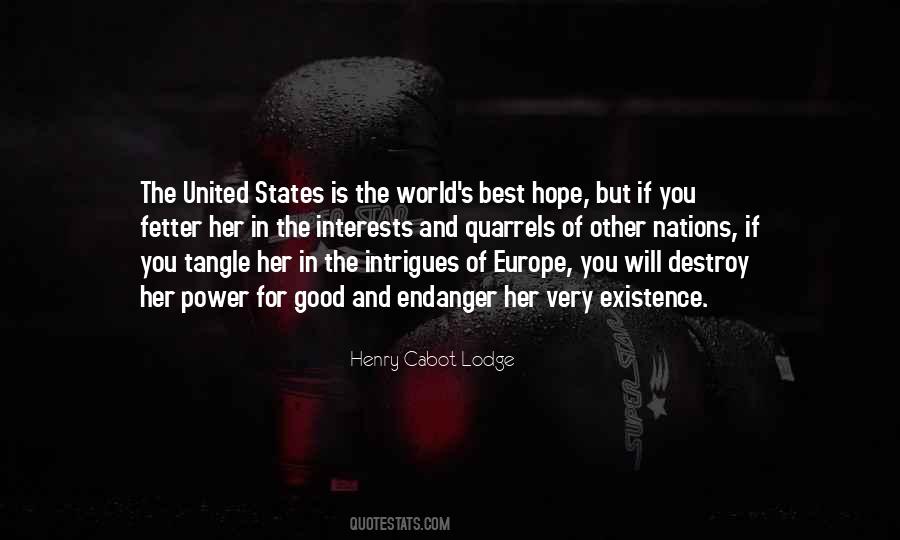 Henry Cabot Lodge Quotes #279840