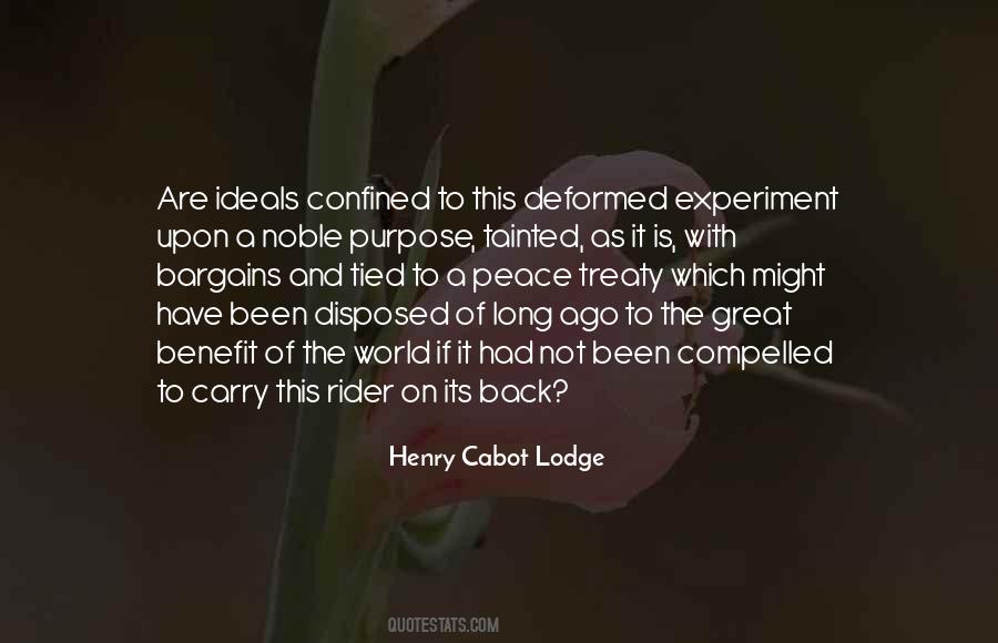 Henry Cabot Lodge Quotes #9046