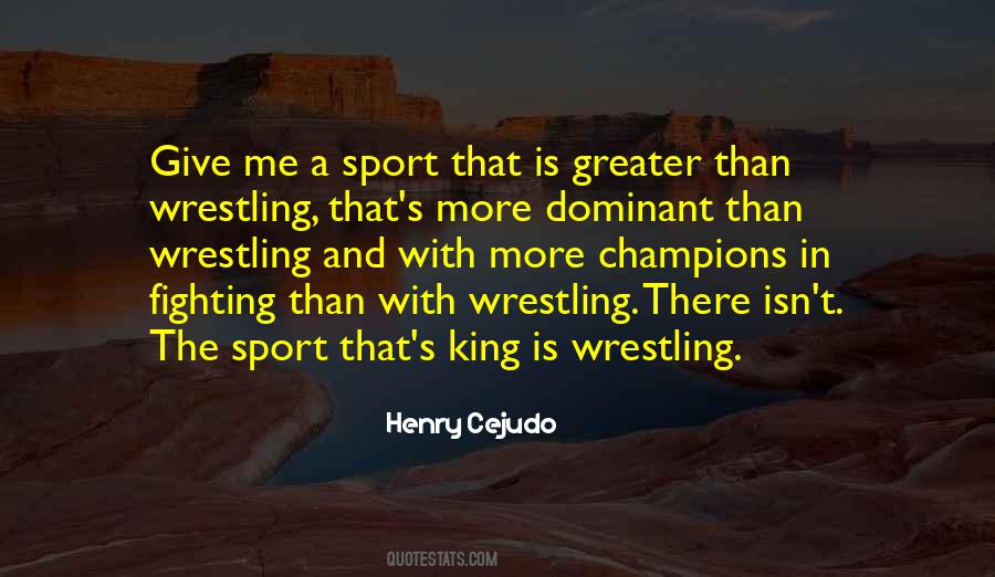 Henry Cejudo Quotes #315504