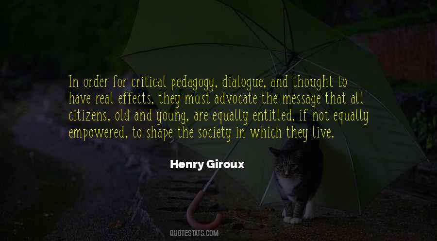 Henry Giroux Quotes #333798