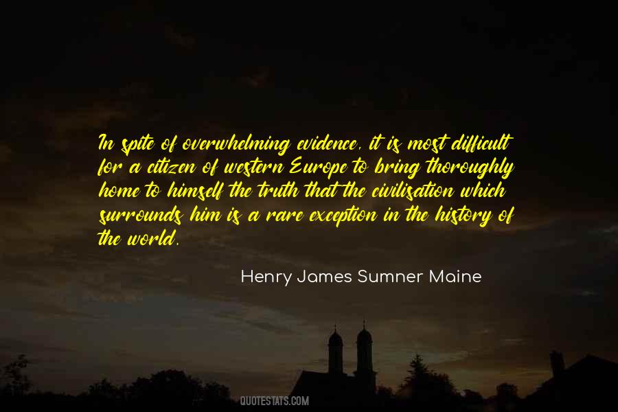 Henry James Sumner Maine Quotes #170000