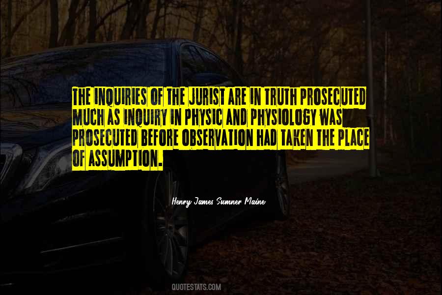 Henry James Sumner Maine Quotes #705298