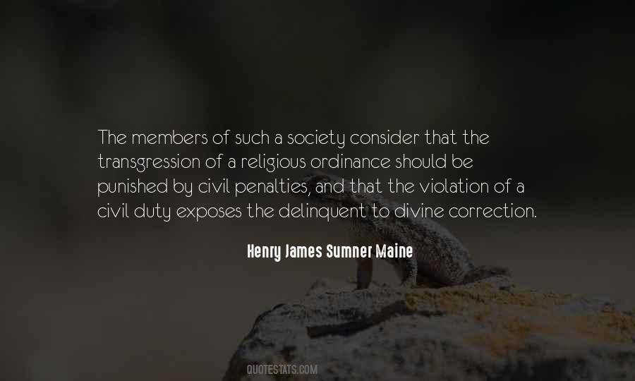 Henry James Sumner Maine Quotes #737523