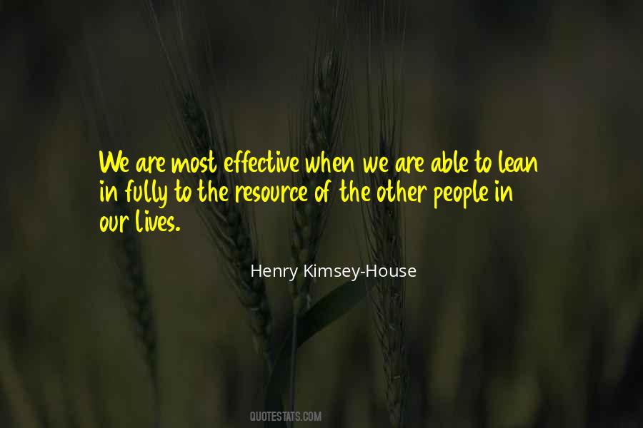 Henry Kimsey-House Quotes #1281797