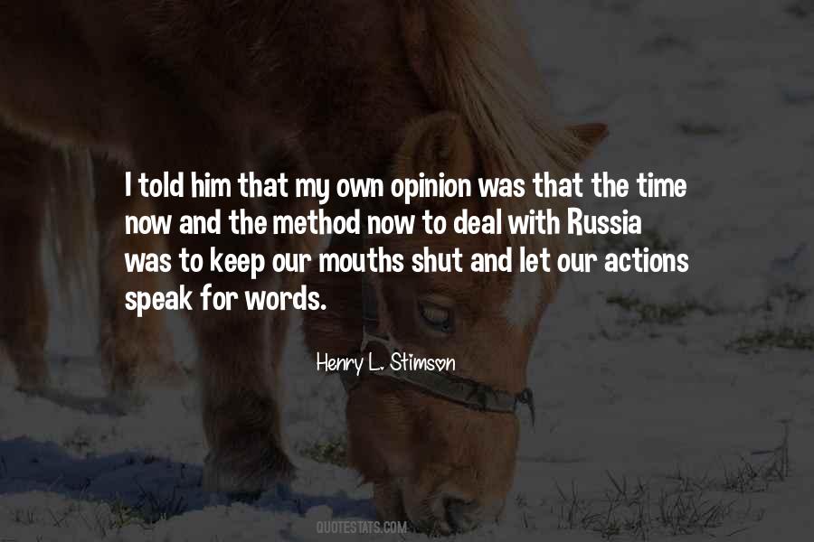 Henry L. Stimson Quotes #117002