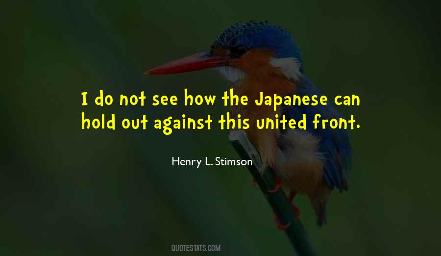 Henry L. Stimson Quotes #187821