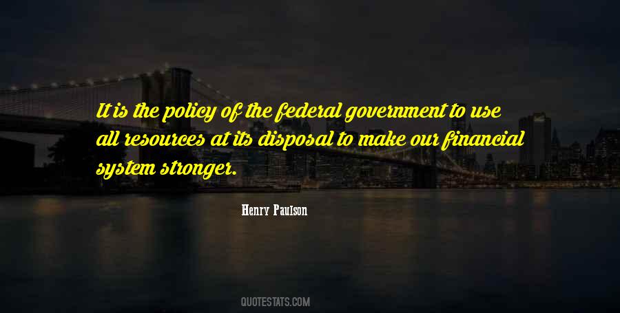 Henry Paulson Quotes #984645