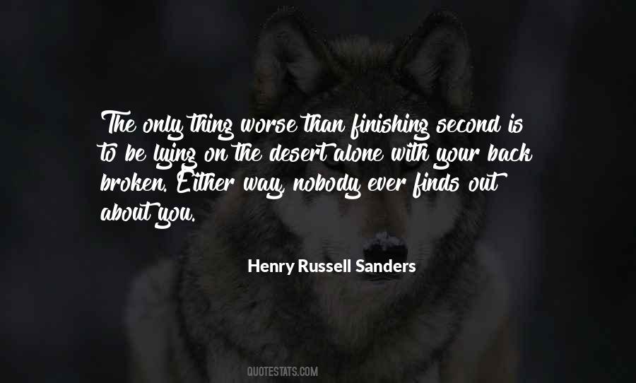 Henry Russell Sanders Quotes #963362