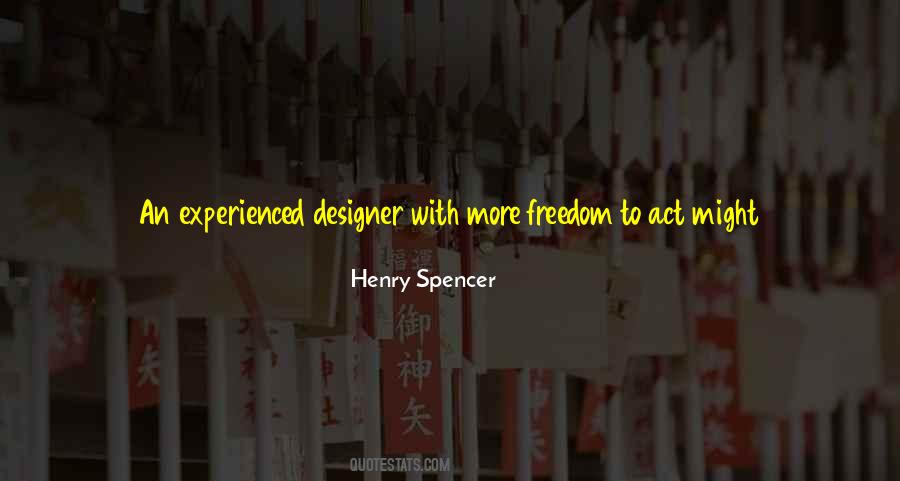 Henry Spencer Quotes #1877208