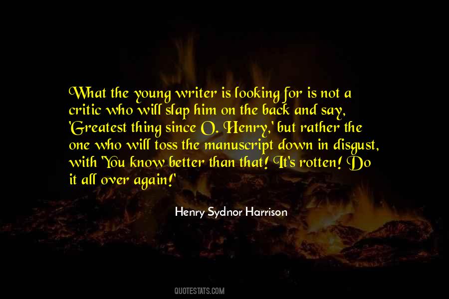 Henry Sydnor Harrison Quotes #1052974