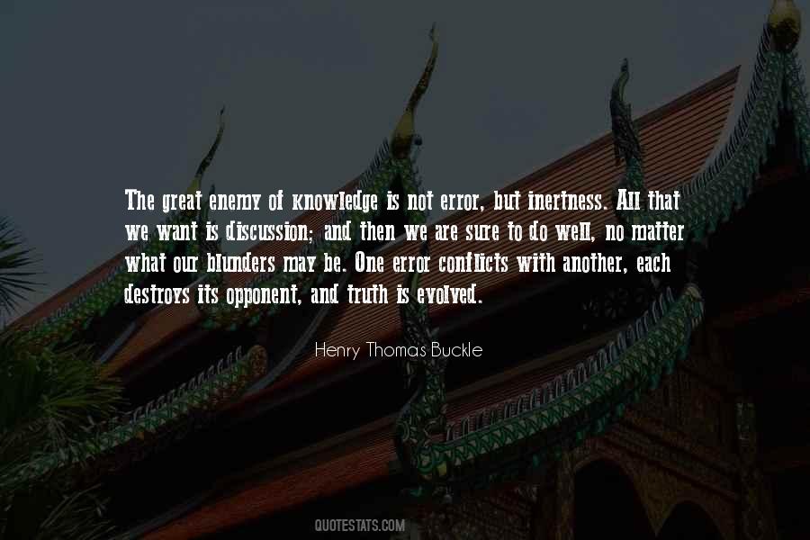 Henry Thomas Buckle Quotes #53539