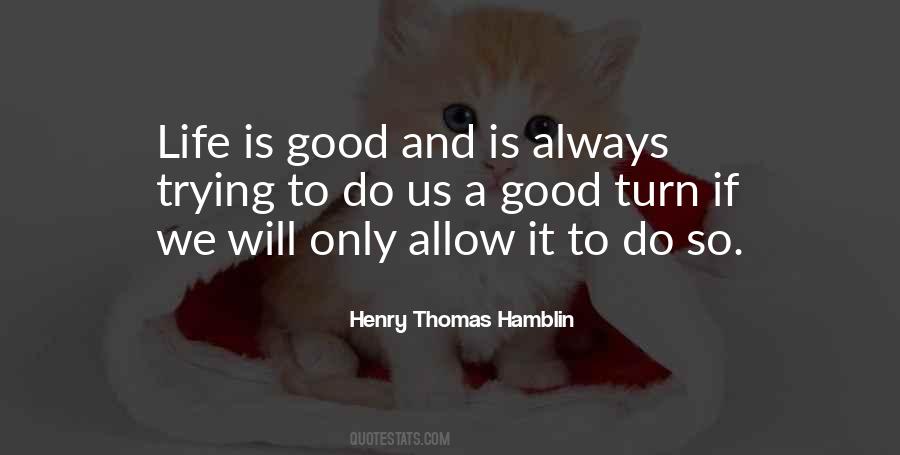 Henry Thomas Hamblin Quotes #935888