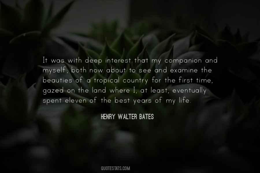 Henry Walter Bates Quotes #377557