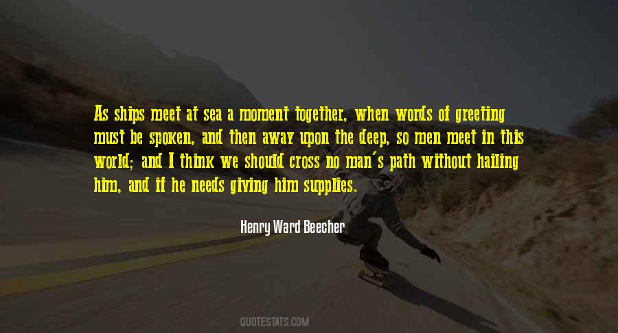 Henry Ward Beecher Quotes #1302577