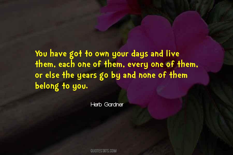 Herb Gardner Quotes #1574994