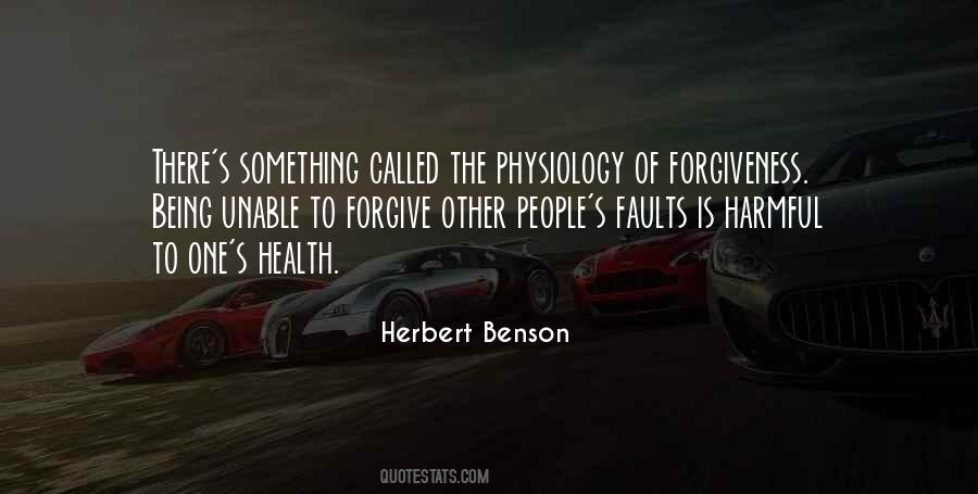 Herbert Benson Quotes #420479