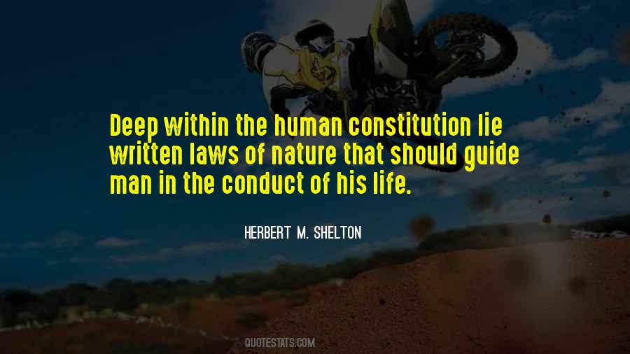 Herbert M. Shelton Quotes #38461