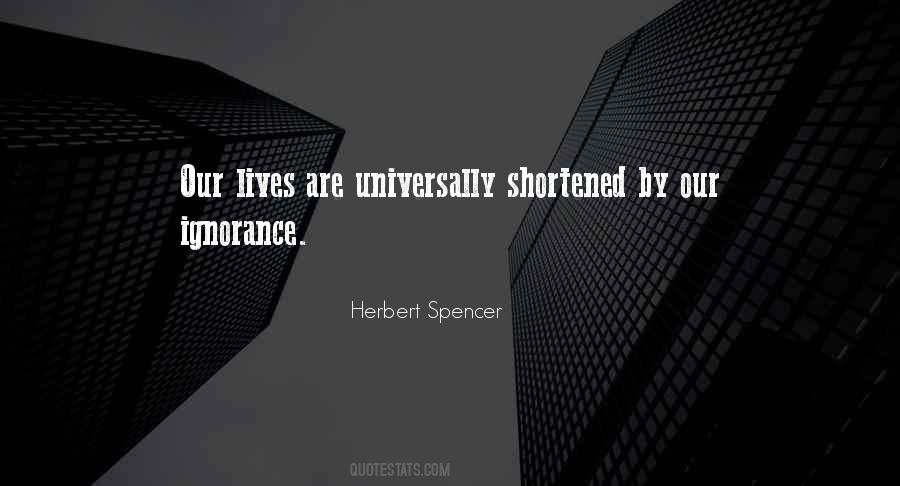 Herbert Spencer Quotes #480807