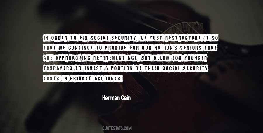 Herman Cain Quotes #1736945